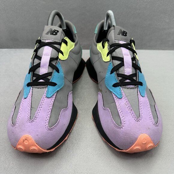 Womens 8.5 / Mens 7 New Balance 327 Shoes Dark Violet Glow Athletic Sneakers - Picture 2 of 9